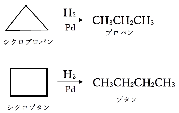 シクロプロパン ひずみエネルギーと結合の開裂 92回薬剤師国家試験問4bc